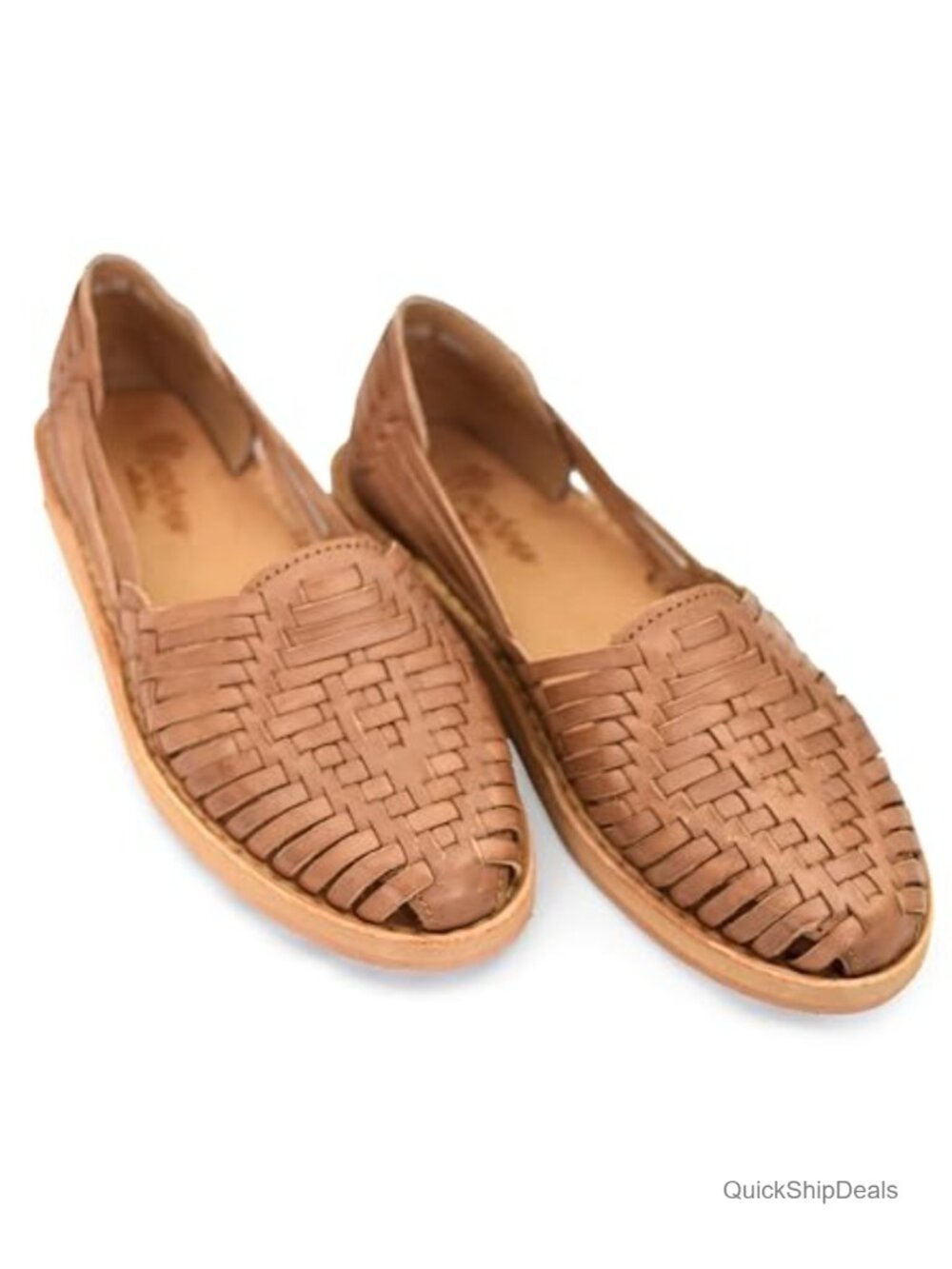 Handmade Leather Huarache Flat Sandals | Woven Mexican Sandals